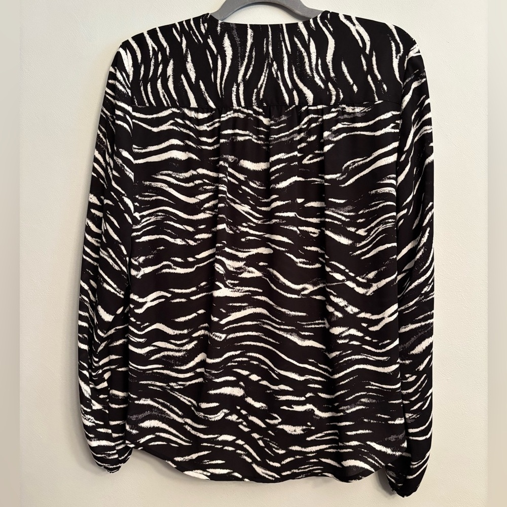 NWT I.N.C. International Concepts Tiger Stripe Blouse - Picture 8 of 8